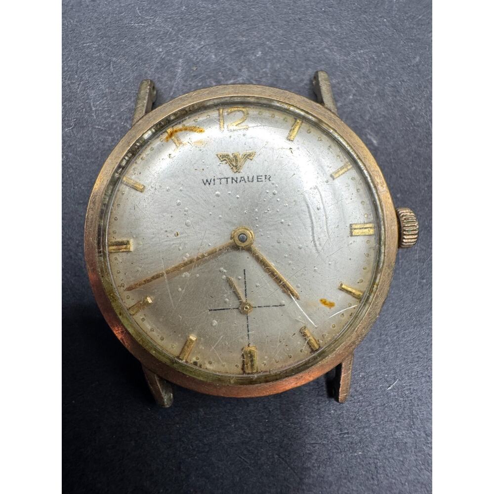 Vintage 60's Wittnauer Watch 10k RGP Swiss Manual Winding 30MM No Band